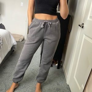 Charcoal Gray Jogger Sweats